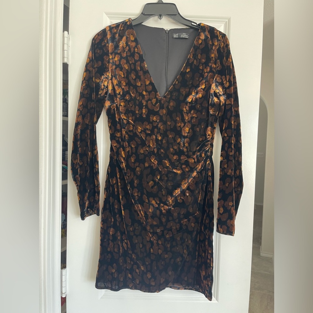 Zara velvet dress